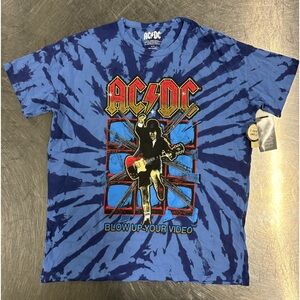 BNWT AC/DC band tshirt, by Aeropostale, Oversized fit, Sized XS